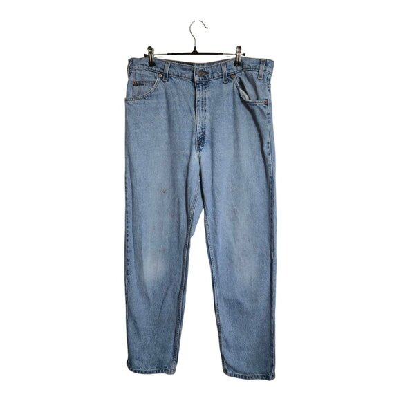 VTG Levis Jean Men 36x30 Blue 550 Tapered Leg Relaxed Fit 1996 RancherCowboy
